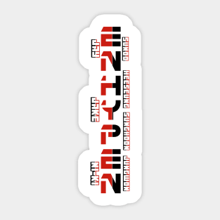 ENHYPEN Cool Aesthetic Design Sticker